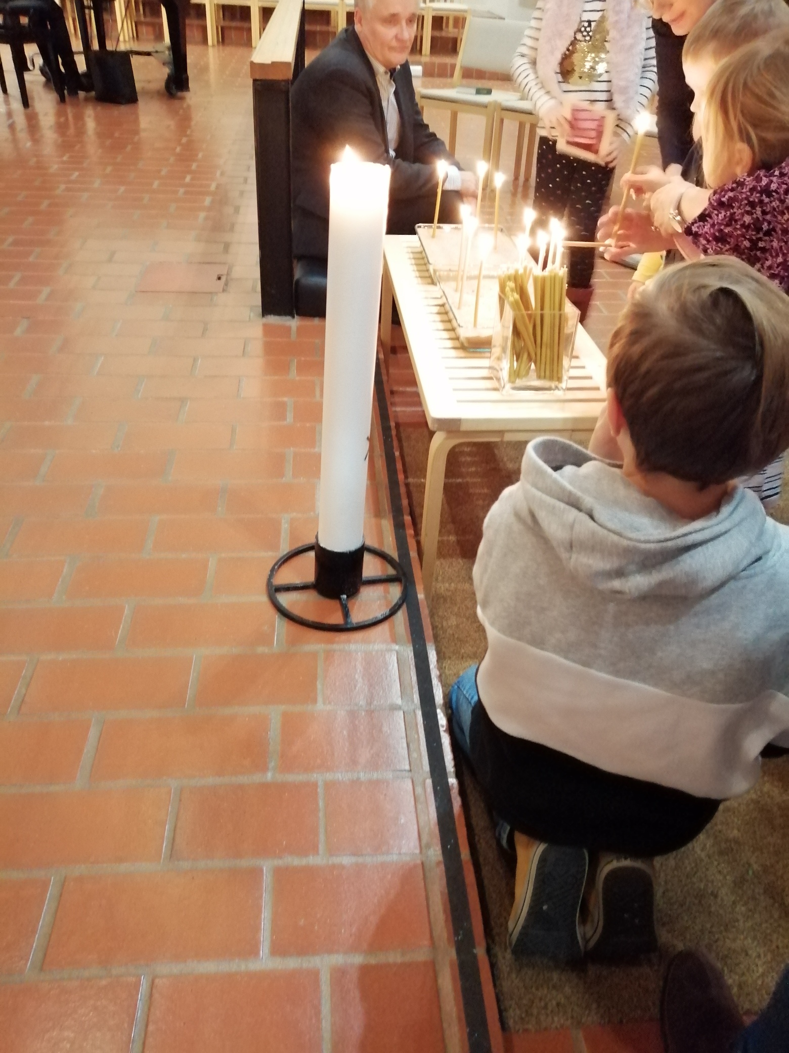 Andakt på familjekvällen