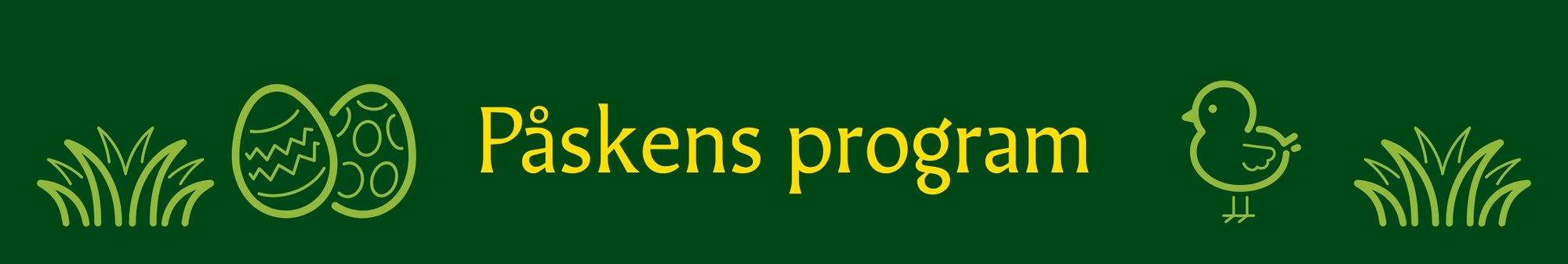 Påskbanner 2026 ny